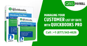 QuickBooks pro customer list by date
